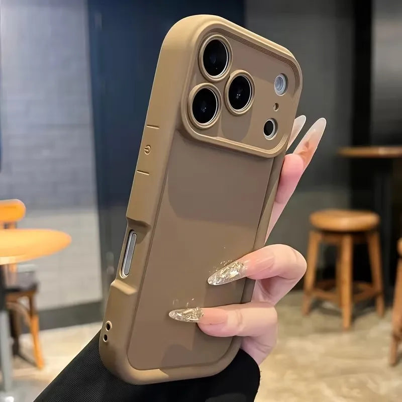 Soft Silicine Phone Case For iPhone 17 17Pro 16 15 14 11 12 Mini 13 Pro Max 7 8 Plus XR XS Max X XR XS 16E Air Shockproof Cover