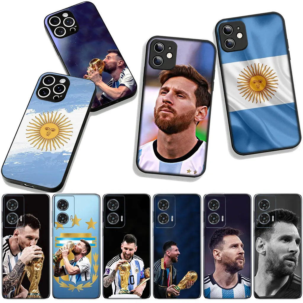Argentina Flag Football Number 10 Champion Cover for Xiaomi Redmi Note 11 15 9 10 Pro Plus 8 A5 9A 9T 10A 10C 9C NFC 15C 8T Case