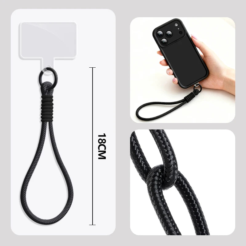 Wrist Strap Lanyard TPU Phone Case For iPhone 17 Pro Max 17e 16e 16 14 15 Pro 12 13 Pro Max 11 Shockproof Soft Silicone Cover