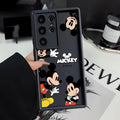 Cartoon Disney Mickey Minnie Mouse Phone Case for Samsung Galaxy S26 Ultra S21 S24Ultra S25 Edge S24 Plus S22 S20FE S23 FE S25FE