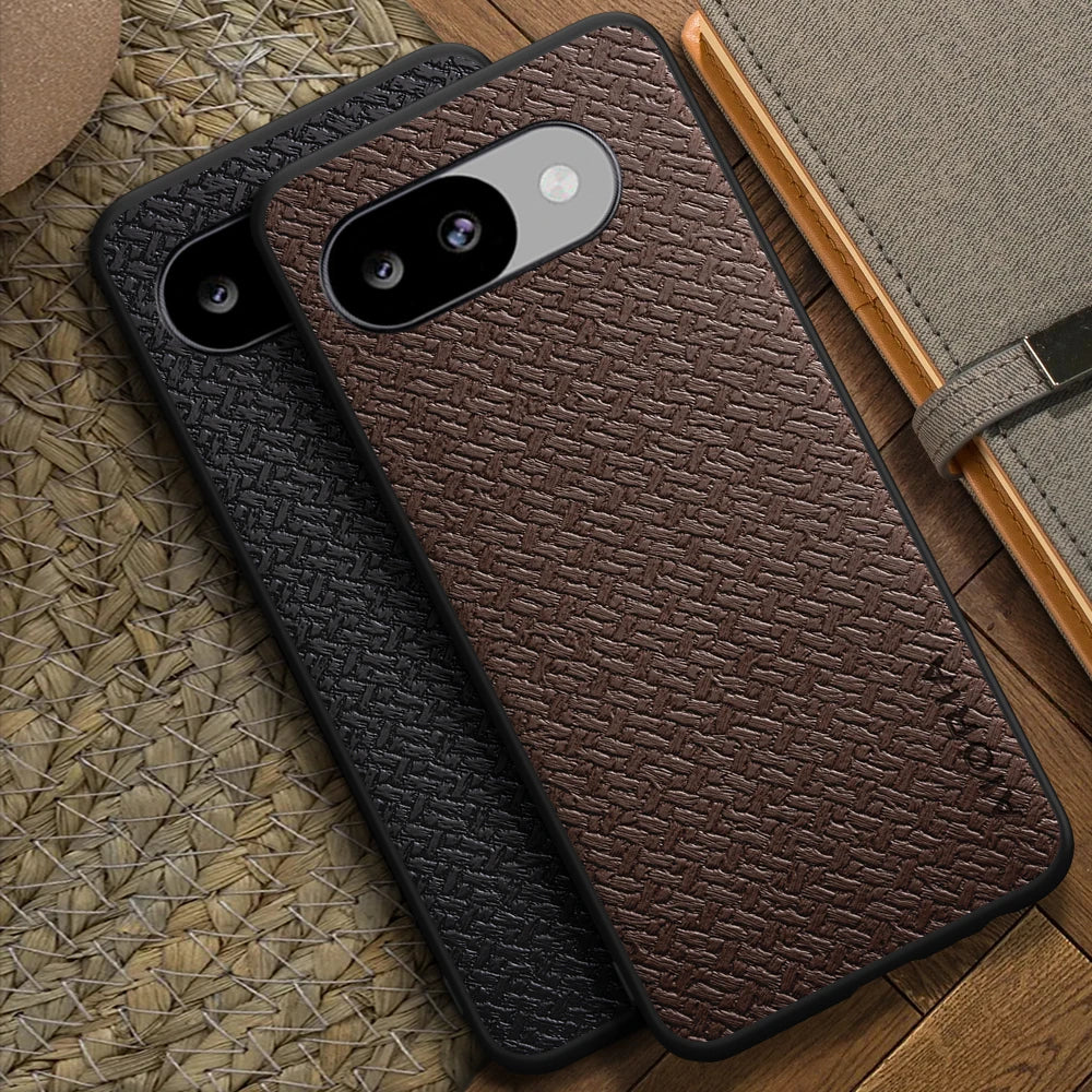 Suitable for Google Pixel 10A Pro Pixel 9 Pro XL bamboo woven texture pattern design simple phone case for Google Pixel 9A