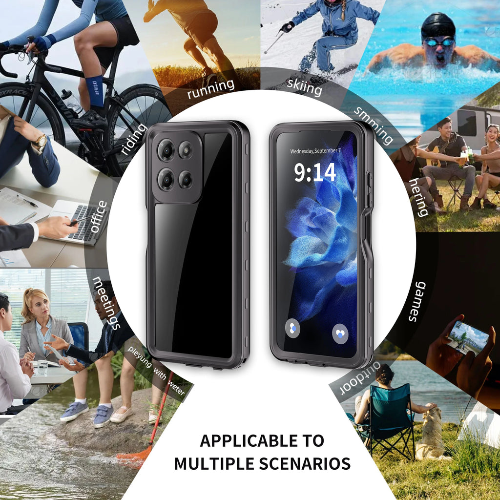 Ip68 Waterproof Case For Motorola Moto G Play 2026 G Stylus 2025 5g 2024 Snorkeling Dustproof,snowproof,swimming,anti-fall Cover