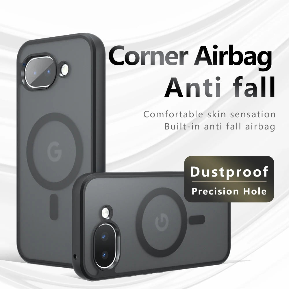 For Magsafe Magnetic Wireless Charging Case For Google Pixel 10A Pixel10A 5G Shockproof Back Cover Coque