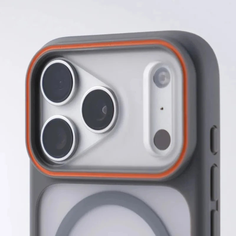 New Matte Translucent Magnetic Case for iPhone 17 Pro Max Air for Magsafe Wireless Charging Slim Matte PC Armor Shockproof Cover