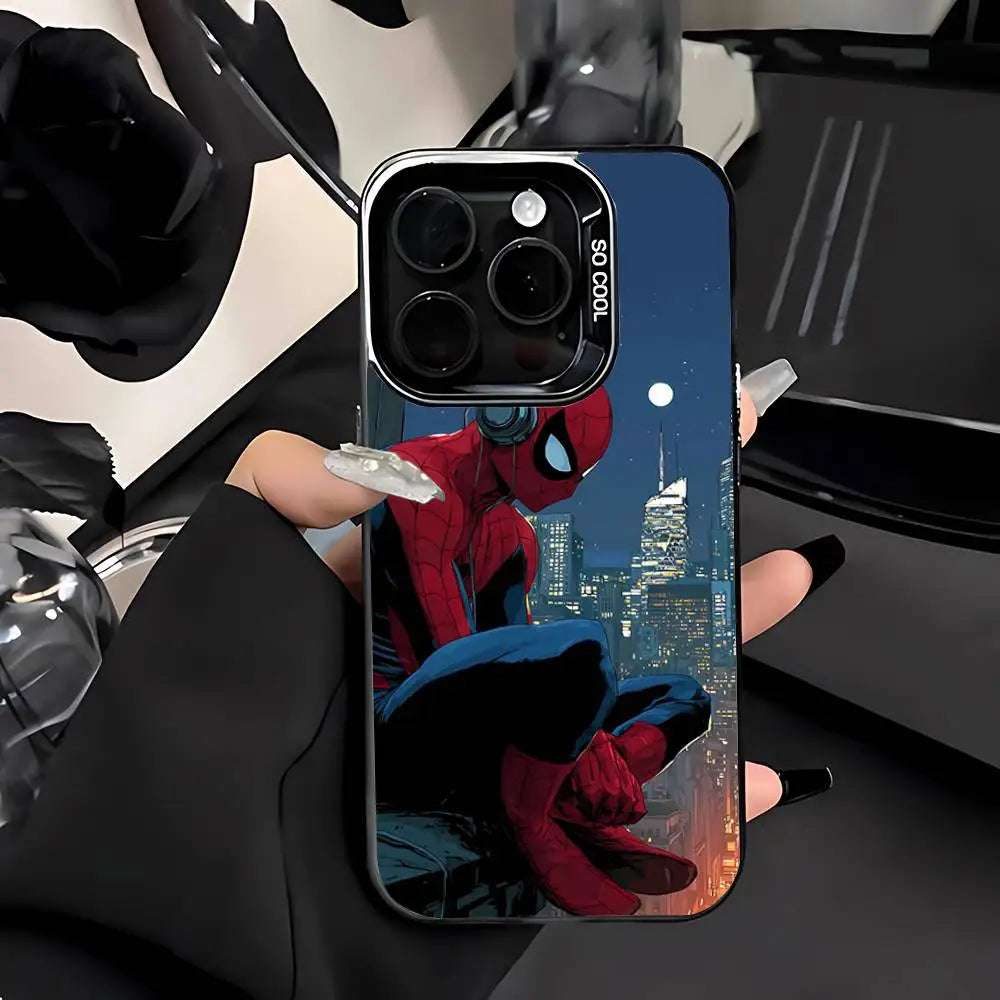 Cool S-Spider-Man-S Phone Case For IPhone 17 16 15 11 12 13 14 Pro Max 16 Plus 12 Mini 7 8 XR XS 15Pro MAX Cove