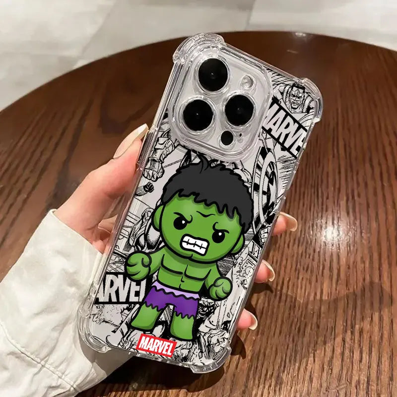 Marvel Ironman Deadpool Case For Samsung Galaxy A17 A37 A57 A07 A56 A26 A36 A06 A16 A55 A35 A25 A15 A05 A54 A52 A34 Clear Cover